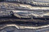 2021年10月19日,采煤机械在伊金霍洛旗一家露天煤矿有序作业(无人机照片)。(摄影王正)